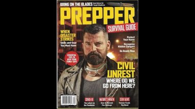Prepping While Elderly, New Article in Prepper Survival Guide Magazine. Winter 2020.