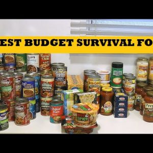 Best Budget Survival Foods Walmart - Prepping Basic Food Storage When Money's Tight