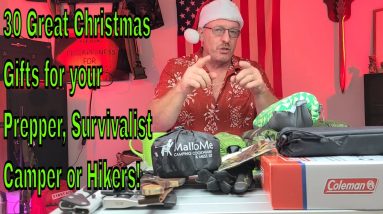 30 Great Amazing Christmas Gifts: For Your Wonderful Prepper, Survivalist & Camper Or Hiker!