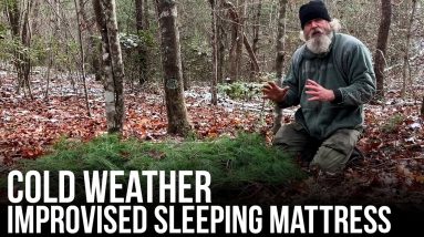 Cold Weather Improvised Sleeping Mattress
