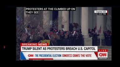 PROTESTERS BREACH AND STORM US CAPITAL!! CHAOS IN WASHINGTON..
