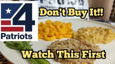 4Patriots Food Review  / Kids Try 72 Hour Food Survival Kit // Taste Test // Emergency Food//  MRE?