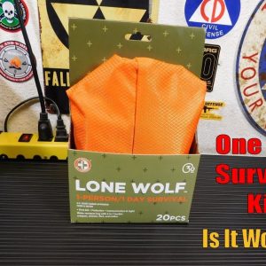 Lone Wolf 1 Person 1 Day Emergency Survival Kit