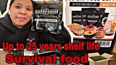 Unboxing Ready Hour 30 day Emergency Food Supply from My Patriot Supply