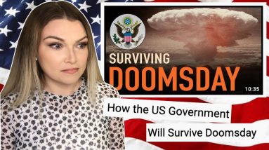 New Zealand Girl Reacts to HOW THE US GOVERNMENT WILL SURVIVE DOOMSDAY 😱😳