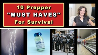10 PREPPER MUST HAVES TO STOCKPILE FOR SURVIVAL | PREPPING 2021 #prepping #stockpile #survival2021