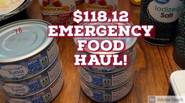 Prepper Pantry Emergency food haul!