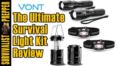 Vont Flashlight, Lantern & Headlamp Survival Kit Review