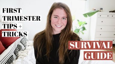 FIRST TRIMESTER SURVIVAL GUIDE | Morning Sickness Remedies | Early Pregnancy Must-Haves | Tips Recap