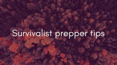Survivalist prepper tips - what to do in doomsday - prepping natural medicines