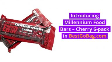 Millennium Food Bars – Cherry 6-pack by Survival Go Bag