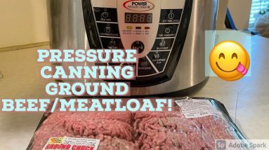 Dry canning Ground Beef  Meat loaf - #Prepper pantry # Long term Food Storage