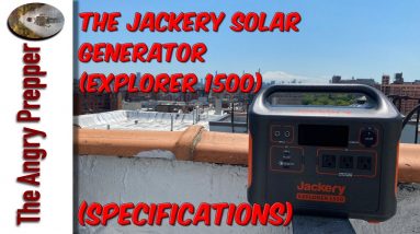 The Jackery Solar Generator (Explorer 1500) (Specs)