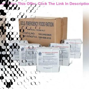 Up To 40% OFF SOS Food Labs Rations Emergency 3600 Calorie Food Bar - 3 Day / 72 Hour Package with