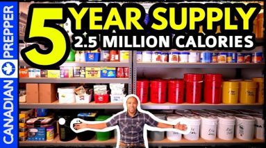 5 Year Survival Food Supply: $7,000 and 2.5 MILLION Calories