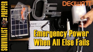The NowLight by Deciwatt Review - Emergency Power When All Else Fails