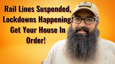 Train Lines Suspended, Lockdowns Happening. Get Your House In Order!