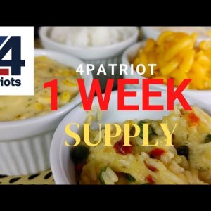 4Patriots One Week Survival Food Kit Review // Is it worth it? Kids try