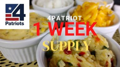 4Patriots One Week Survival Food Kit Review // Is it worth it? Kids try
