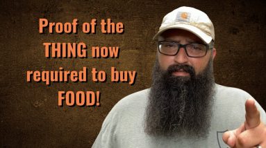 Proof of the THING now required to buy Food!