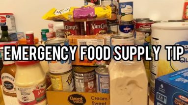 Emergency Food Supply Tips| What I am Doing In The PREPPER Pantry That I Slacked Up On
