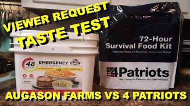 25+ Year Storage Foods: Augason Farms Vs 4 Patriots TASTE TEST