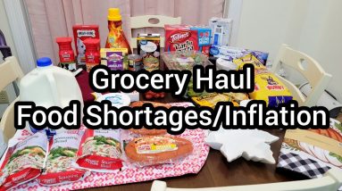 FOOD SHORTAGES |  INFLATION | Walmart Grocery Haul | Prepping | Prepper | SHTF