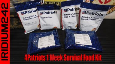 4Patriots 1 Week Survival Food Kit:  Mac and Cheese Test