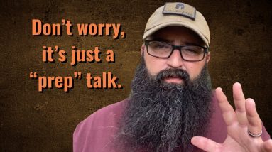 Don’t worry, this is just a “prep” talk.