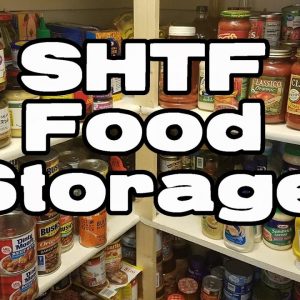 Food Storage - Prepping for SHTF - My Personal Storage