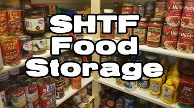Food Storage - Prepping for SHTF - My Personal Storage