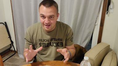 Former US Soldier eats Pepperoni pizza MRE!