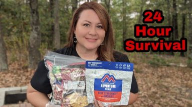 Homemade MRE vs Mountain House Adventure Meals | 24 Hour Survival Food