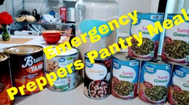 Preppers Pantry Crock Pot Meals| Cooking For Family Of 5 From Emergency Preps|  Prepper Pantry Meal