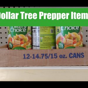 Prepping on a Budget | Prepping 2021 | Dollar Tree Prepping | Prepper Canned Meats | Food Shortages