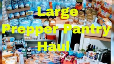 Large Prepper Pantry Stock Up Haul| Stock Up  Food and Water| High Food Prices On The Rise| Prep Now