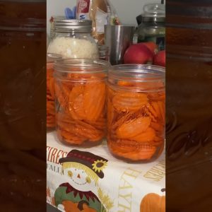 About To Can Carrots…