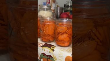 About To Can Carrots…