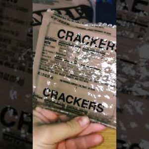 US MRE ration pack meal ready to eat Menu 14 Creamy Spinach Fettuccine #shorts #militaryfood