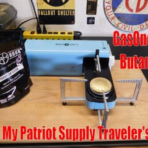 Dual Review: GasOne Folding Butane Stove And My Patriot Supply Traveler's Stew!