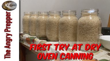 First Try At Dry Oven Canning