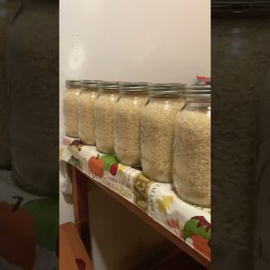 Jarring rice because I was also bored.