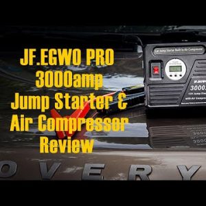 JF.EGWO PRO 3000amp Car Jump Starter With Air Compressor Review