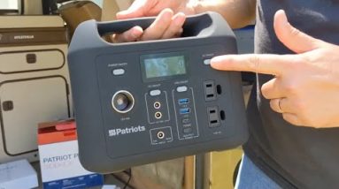Reviewing the Patriot Power Sidekick Power Station