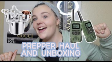 Prepper Haul And Unboxing🏕 Water Distiller Set-Up, Outdoor Tool Kit, And More❗️