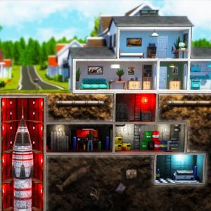 Building The BEST FALLOUT SHELTER EVER in Mr. Prepper