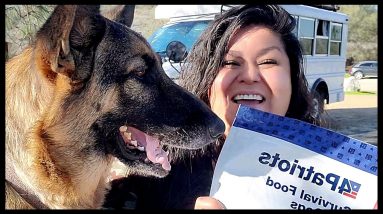 FREEZE DRIED DOG FOOD TASTE TEST 🐾 4PATRIOTS SURVIVAL FOOD FOR DOGS