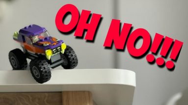 Will this Lego Monster Truck survive the fall?