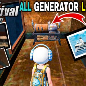 ALL GENERATOR LOCATION HEART OF THE SEA | LAST DAY RULES SURVIVAL