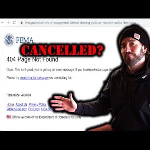 FEMA Seminar On Nuclear Detonation Response CANCELLED?